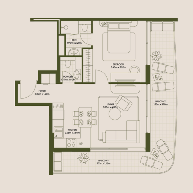 1 Bedroom