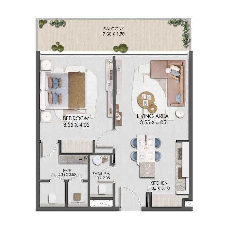 1 Bedroom