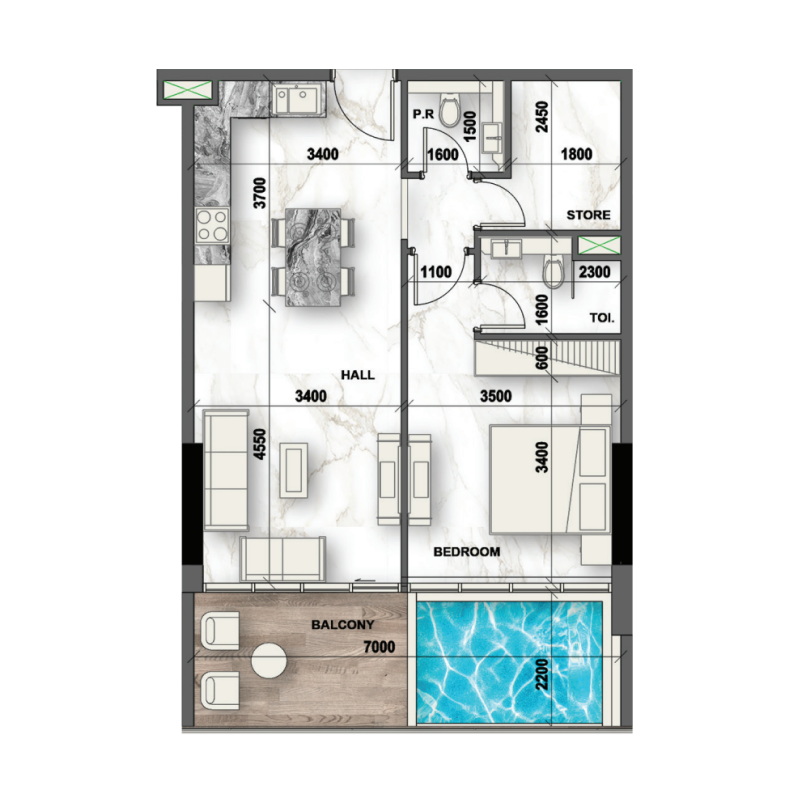 1 Bedroom