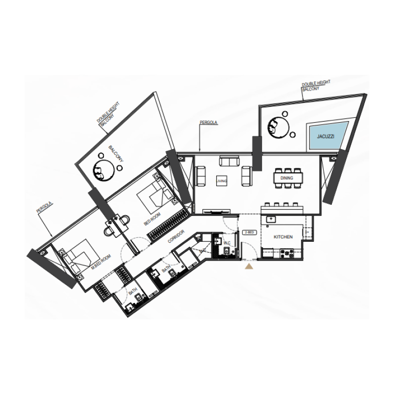 2 Bedrooms