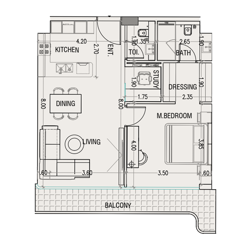 1 Bedroom