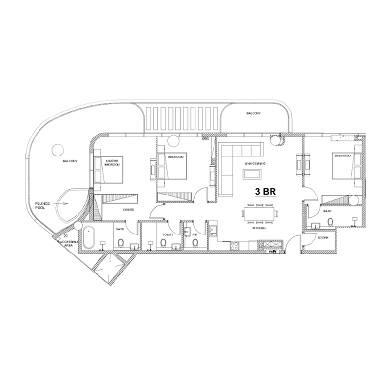3 Bedrooms