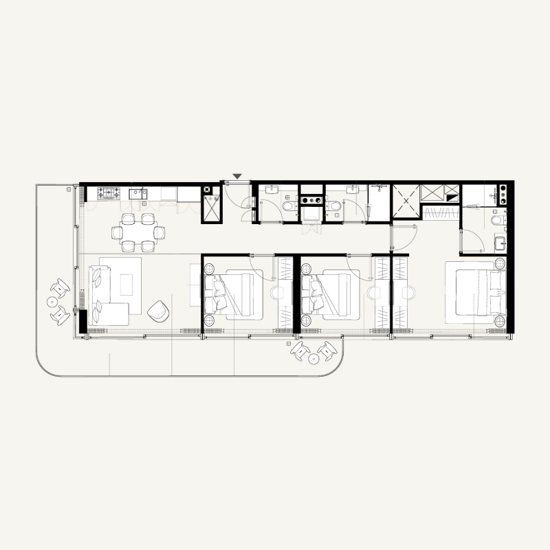 3 Bedrooms