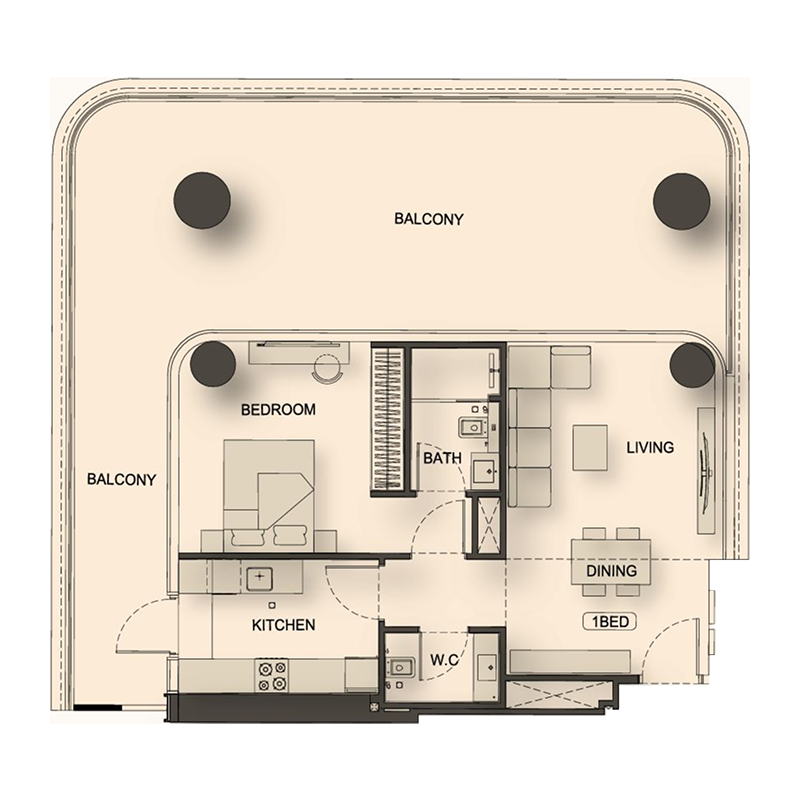 1 Bedroom