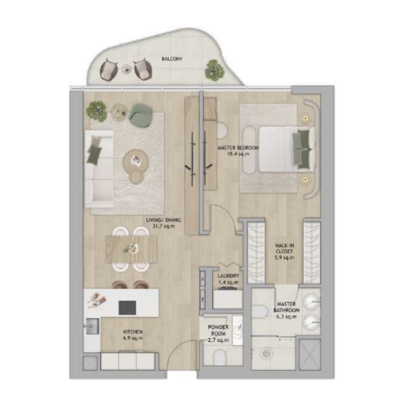 1 Bedroom
