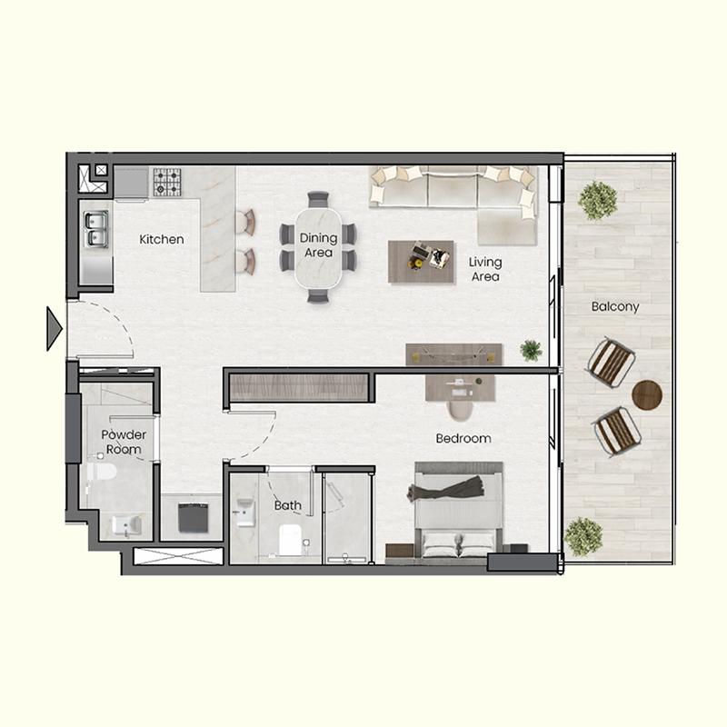 1 Bedroom