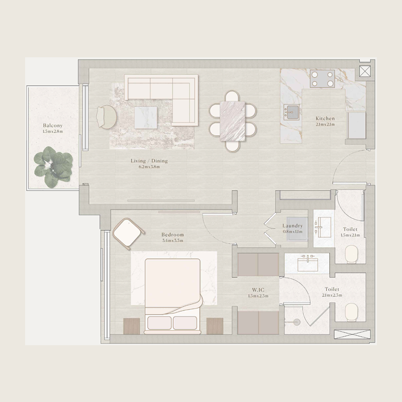 1 Bedroom