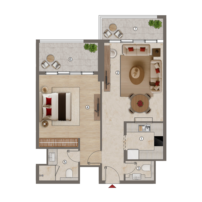 1 Bedroom