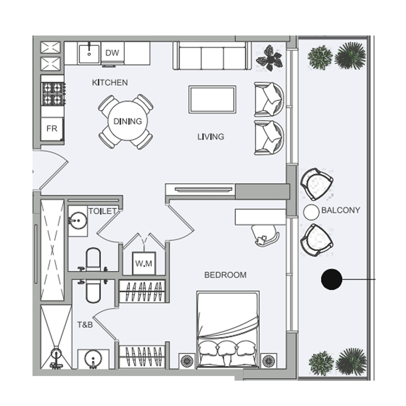 1 Bedroom