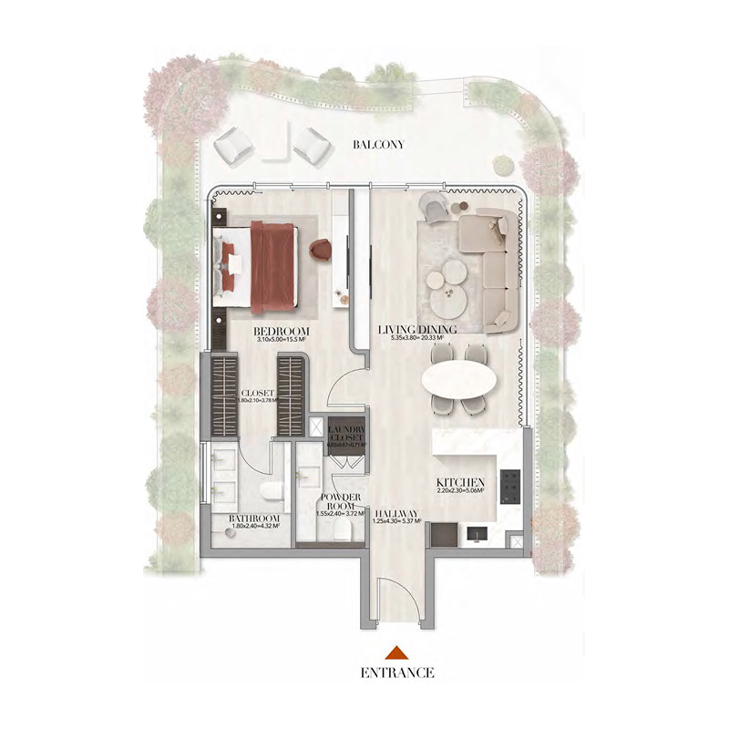 1 Bedroom