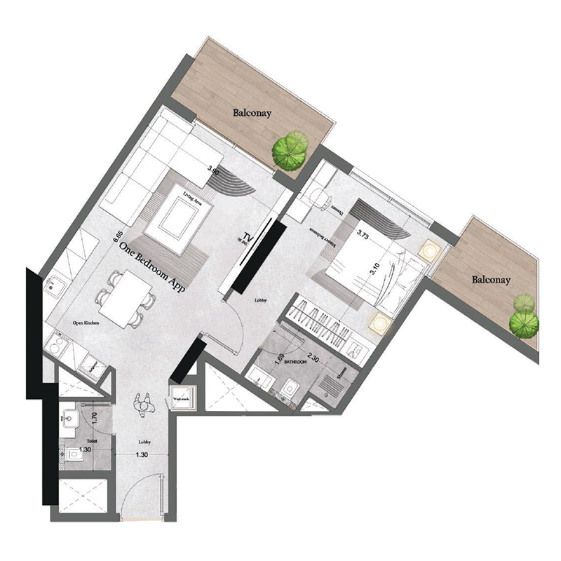 1 Bedroom