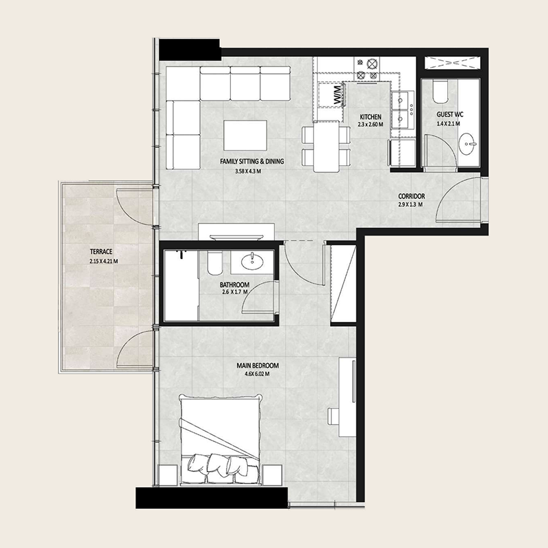 1 Bedroom