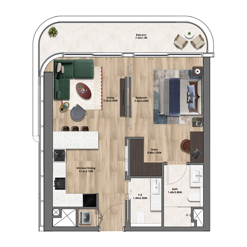 1 Bedroom