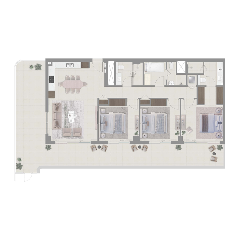 3 Bedrooms