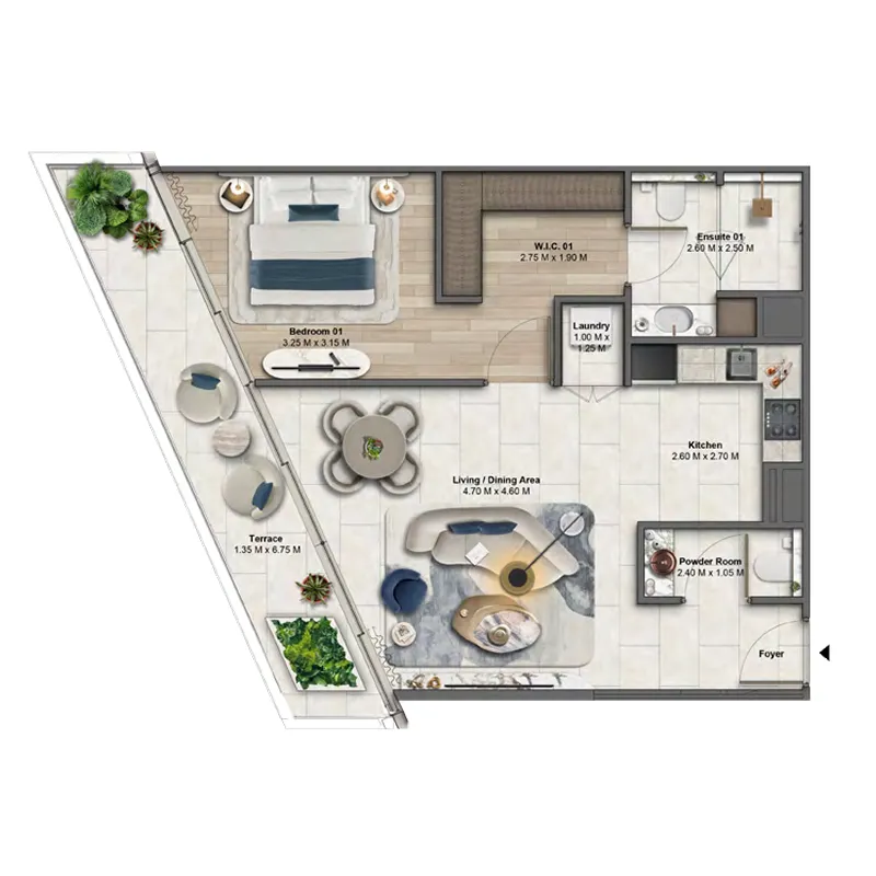 1 Bedroom