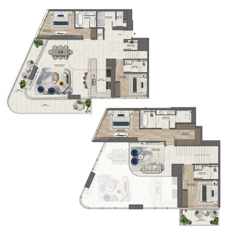 4 Bedrooms