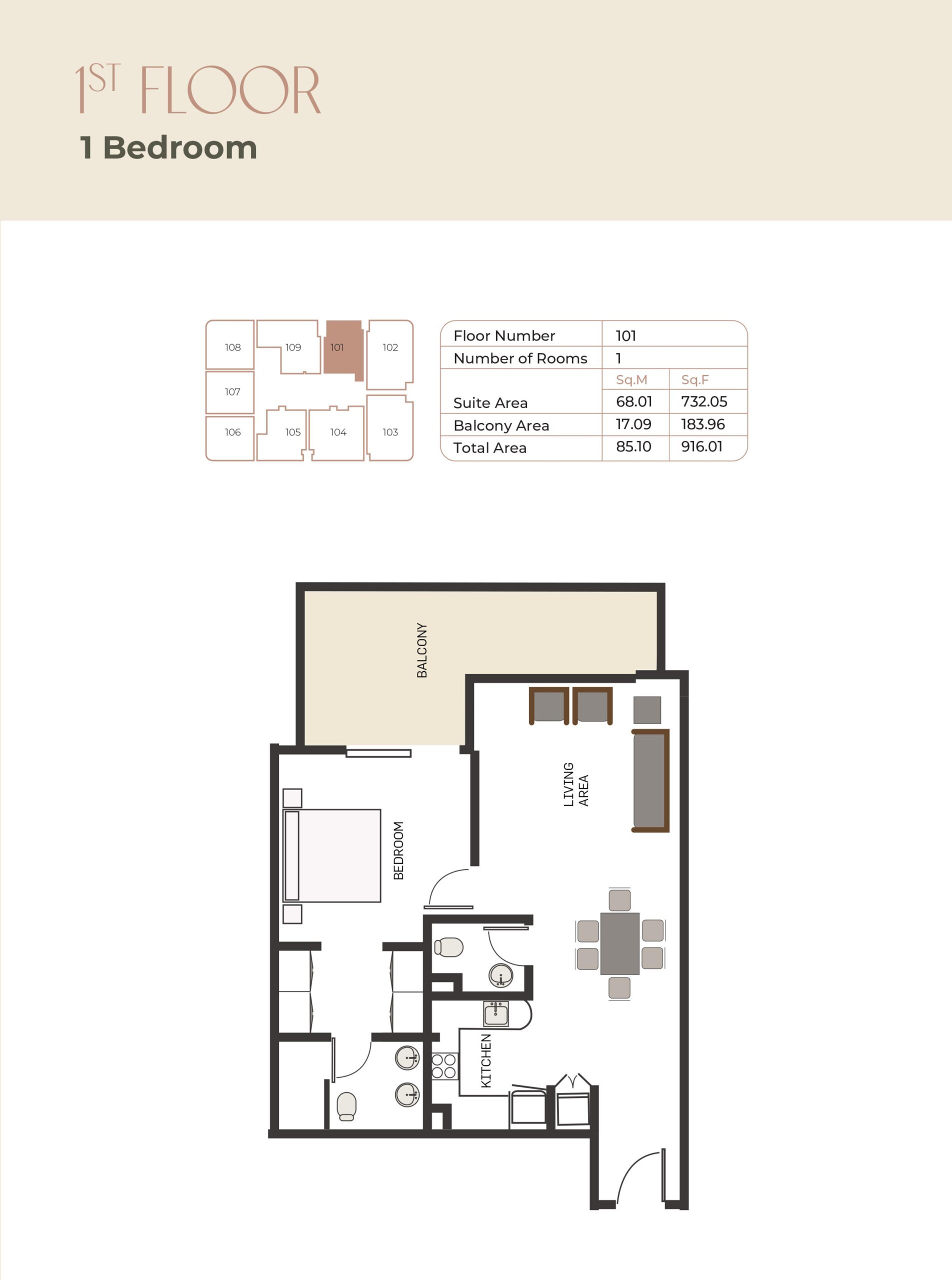 1 Bedroom