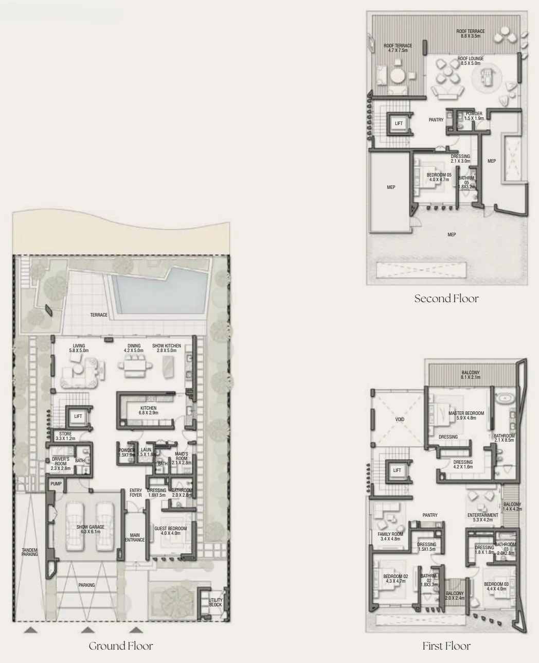 5 Bedrooms