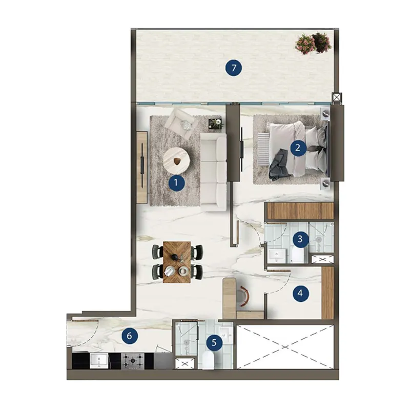 1 Bedroom