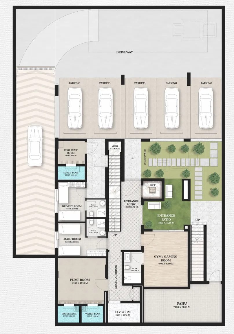 5 Bedrooms
