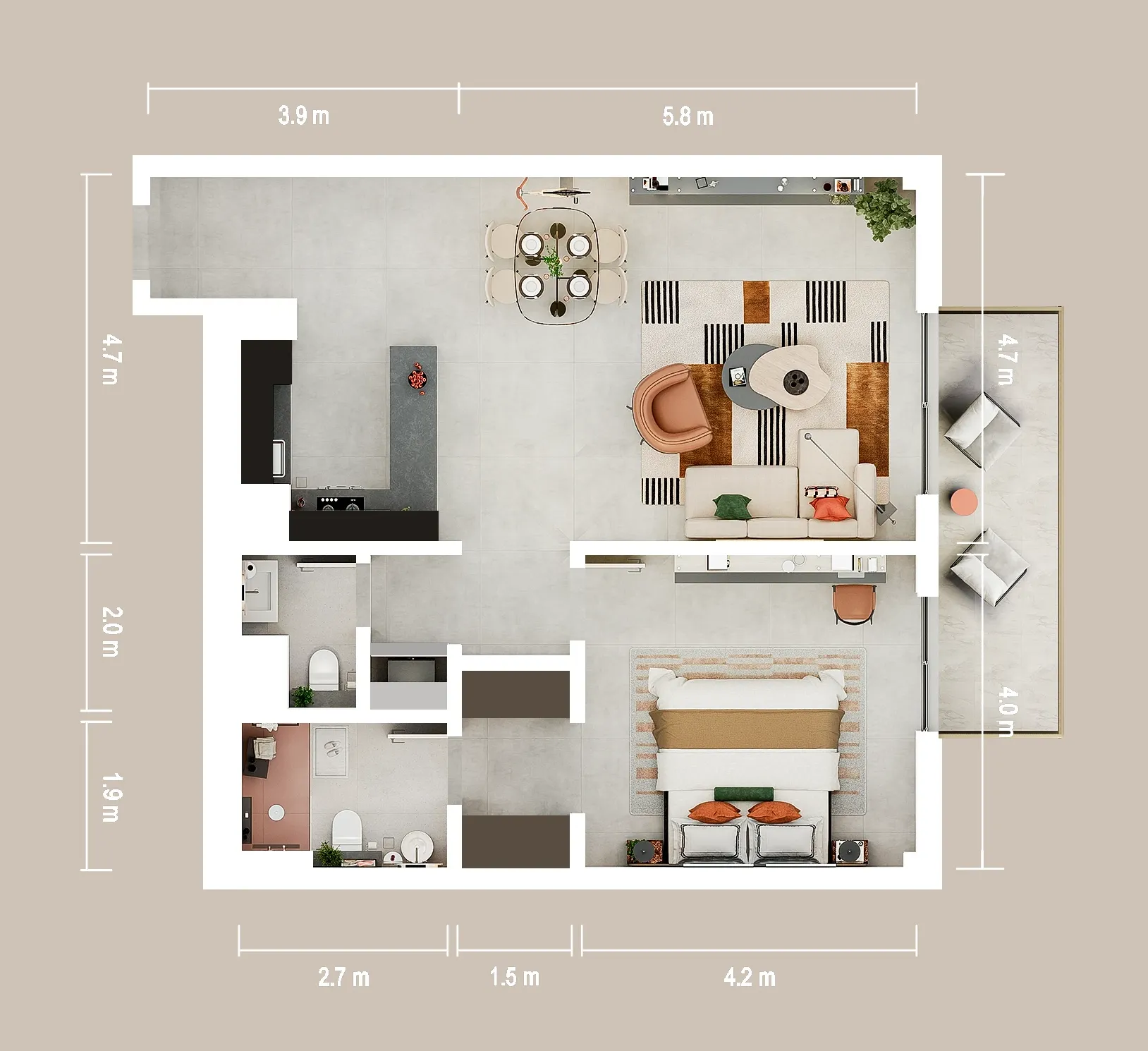 1 Bedroom