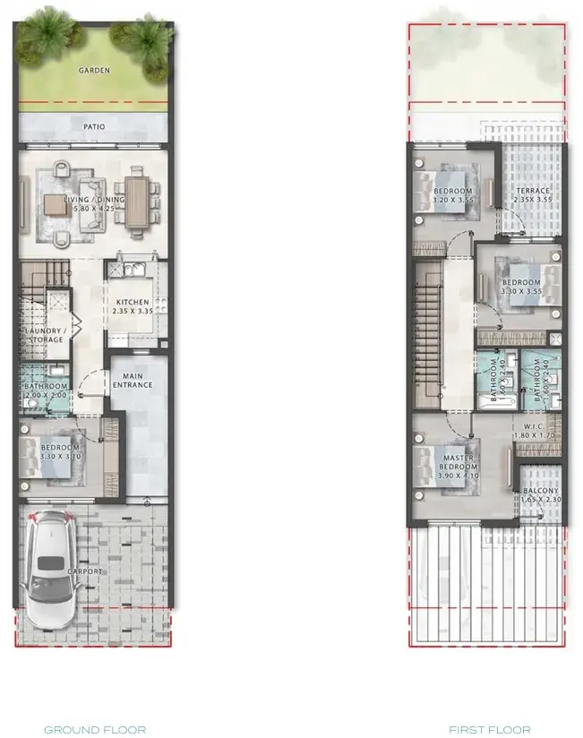 4 Bedrooms