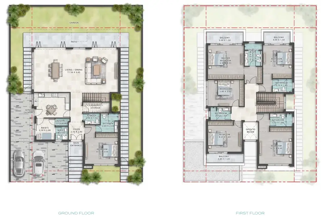 6 Bedrooms