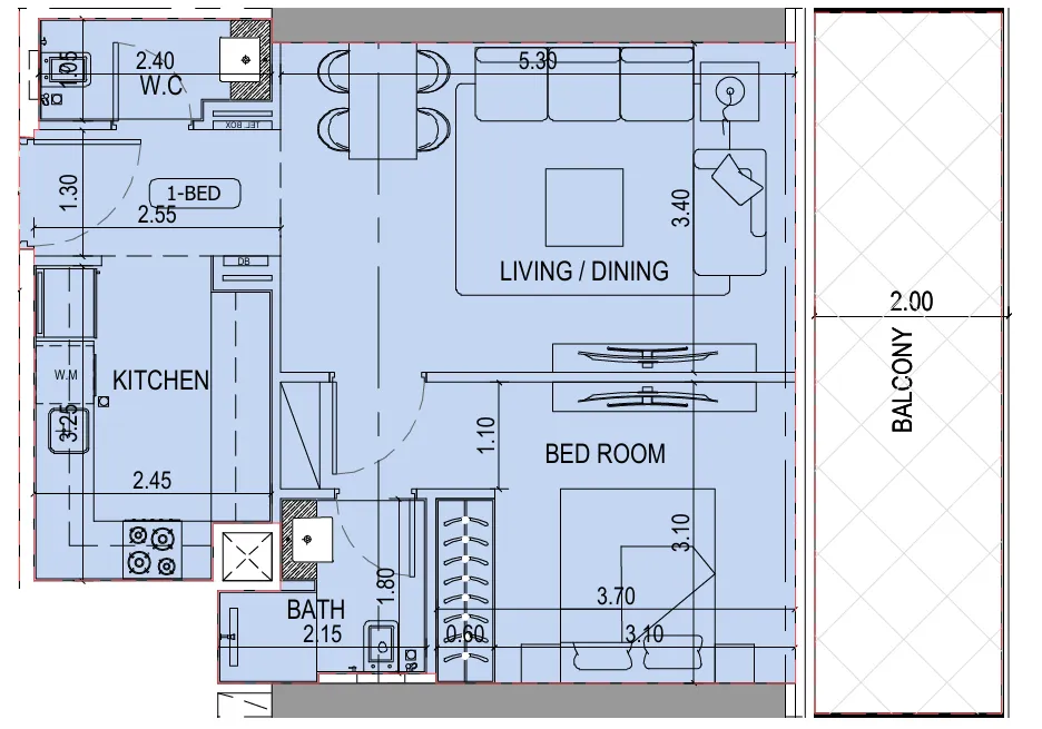 1 Bedroom
