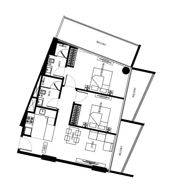 2 Bedrooms