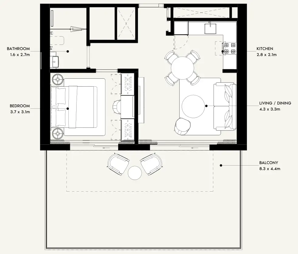 1 Bedroom