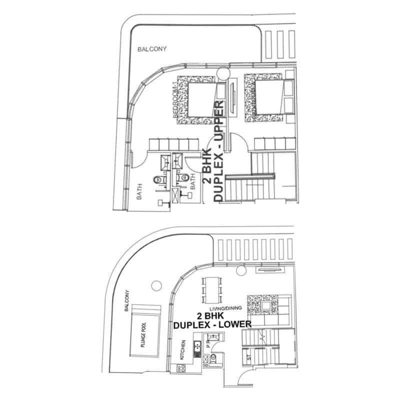 2 Bedrooms