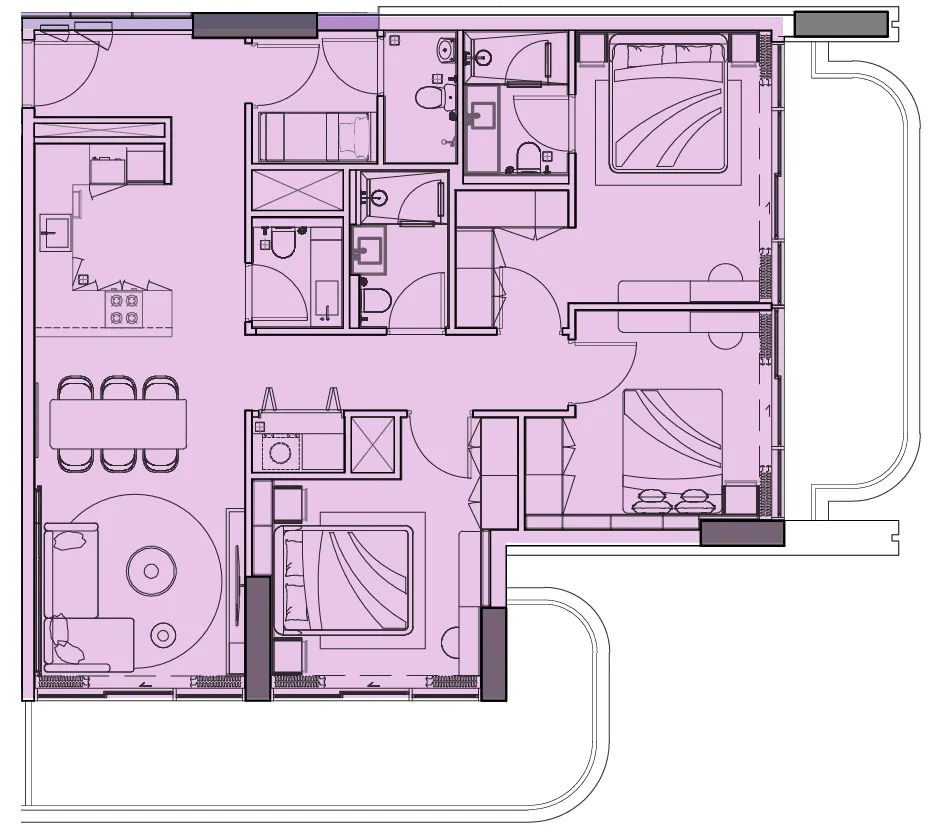3 Bedrooms