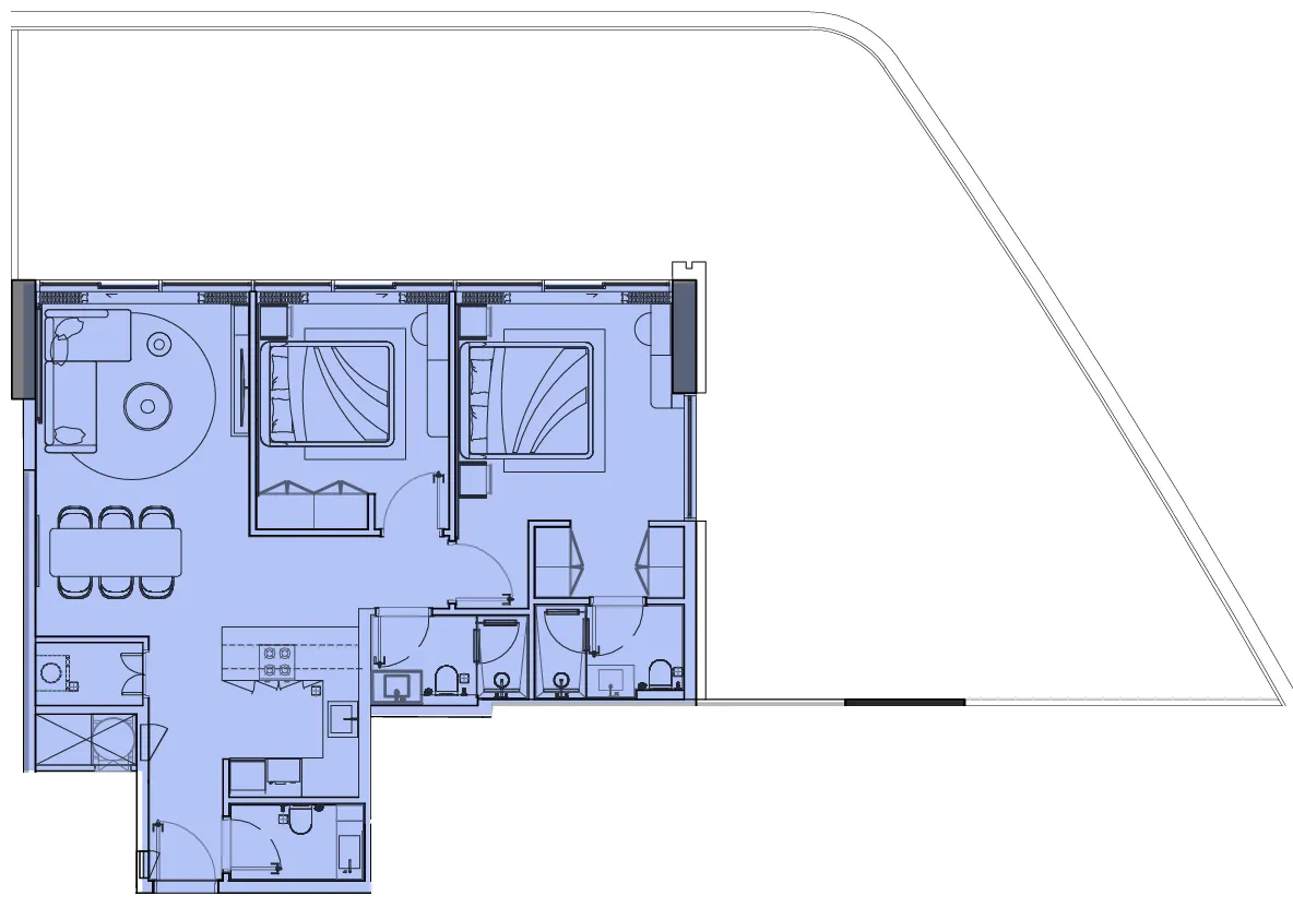 2 Bedrooms
