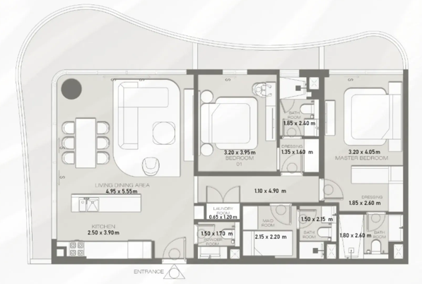 2 Bedrooms
