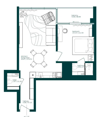 1 Bedroom