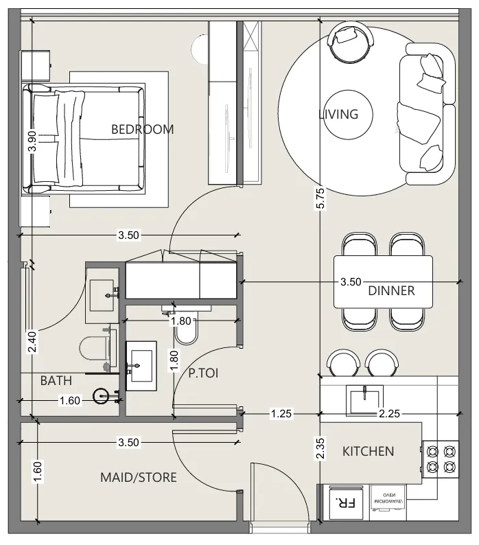 1 Bedroom