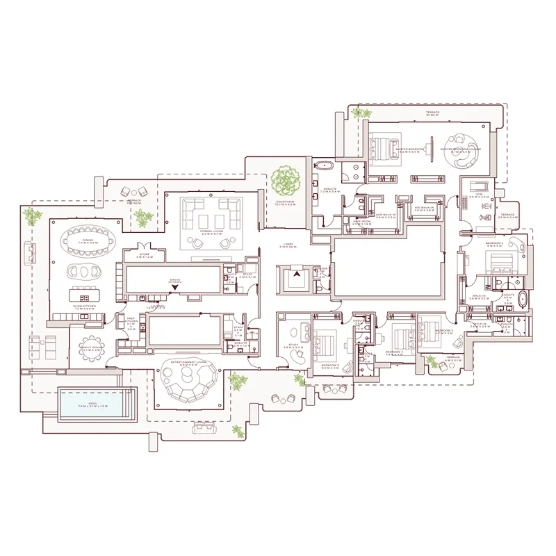 5 Bedrooms