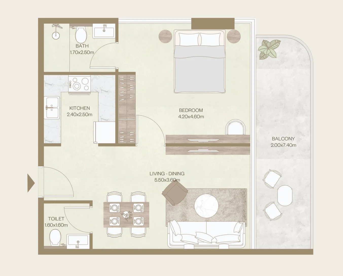 1 Bedroom