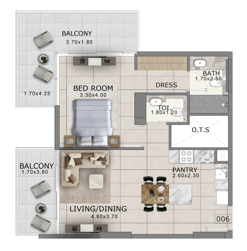 1 Bedroom