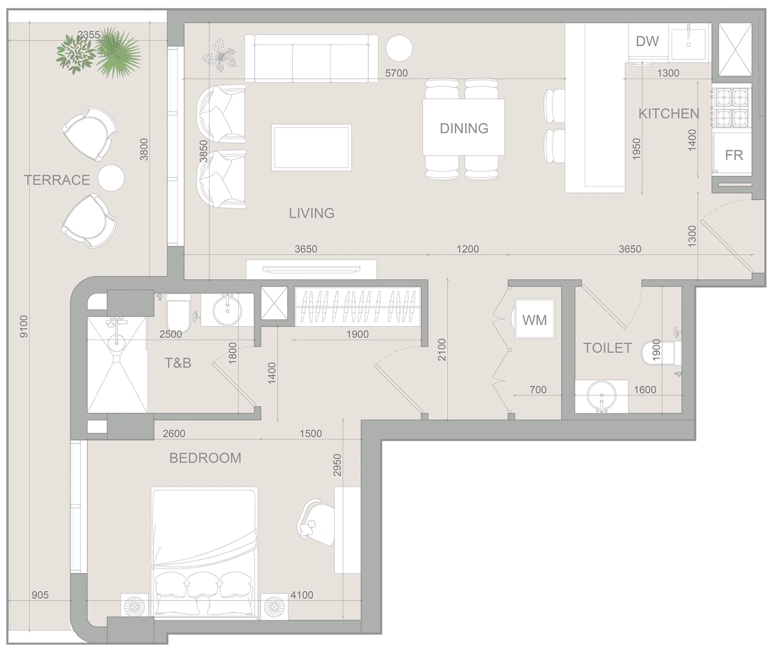 1 Bedroom