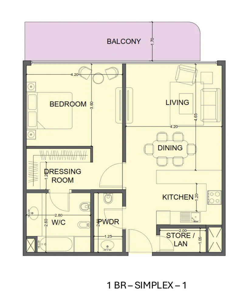 1 Bedroom