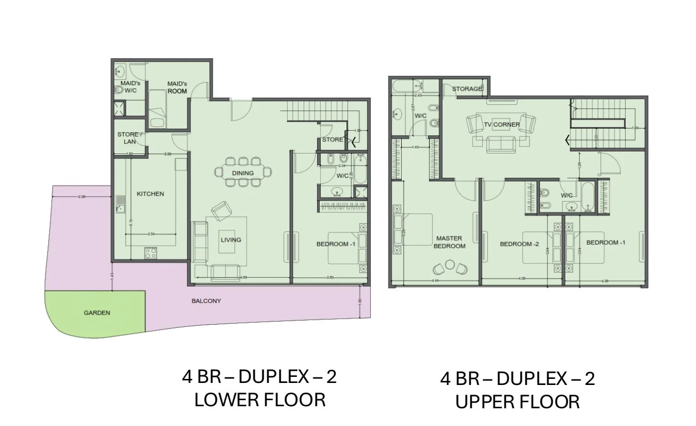 4 Bedrooms