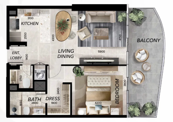 1 Bedroom