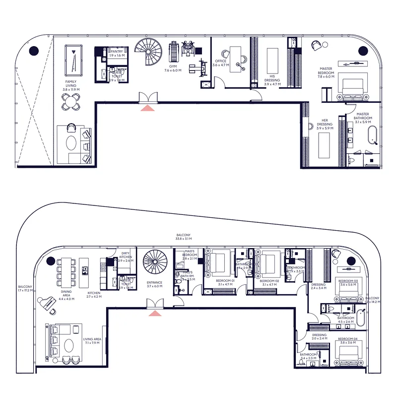5 Bedrooms