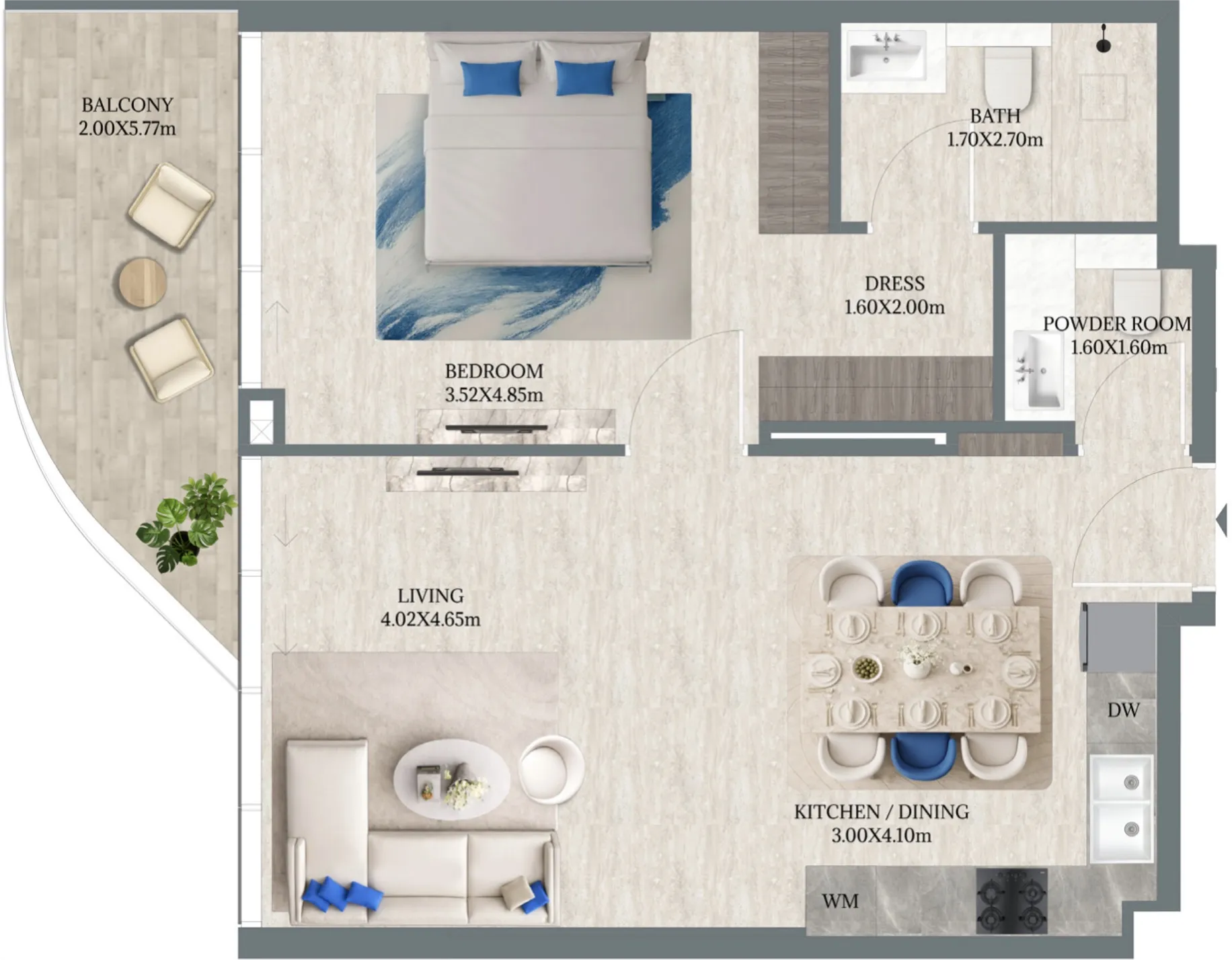 1 Bedroom