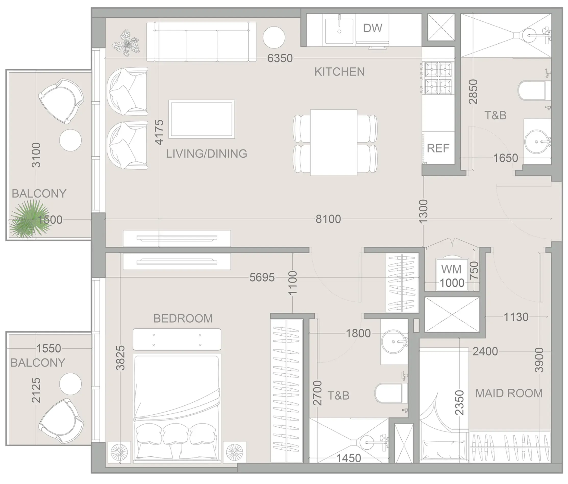 1 Bedroom