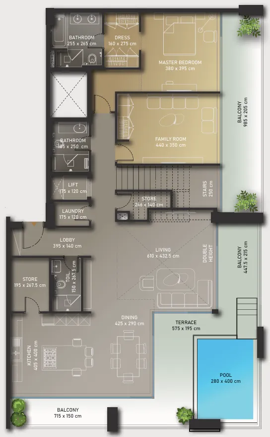 5 Bedrooms