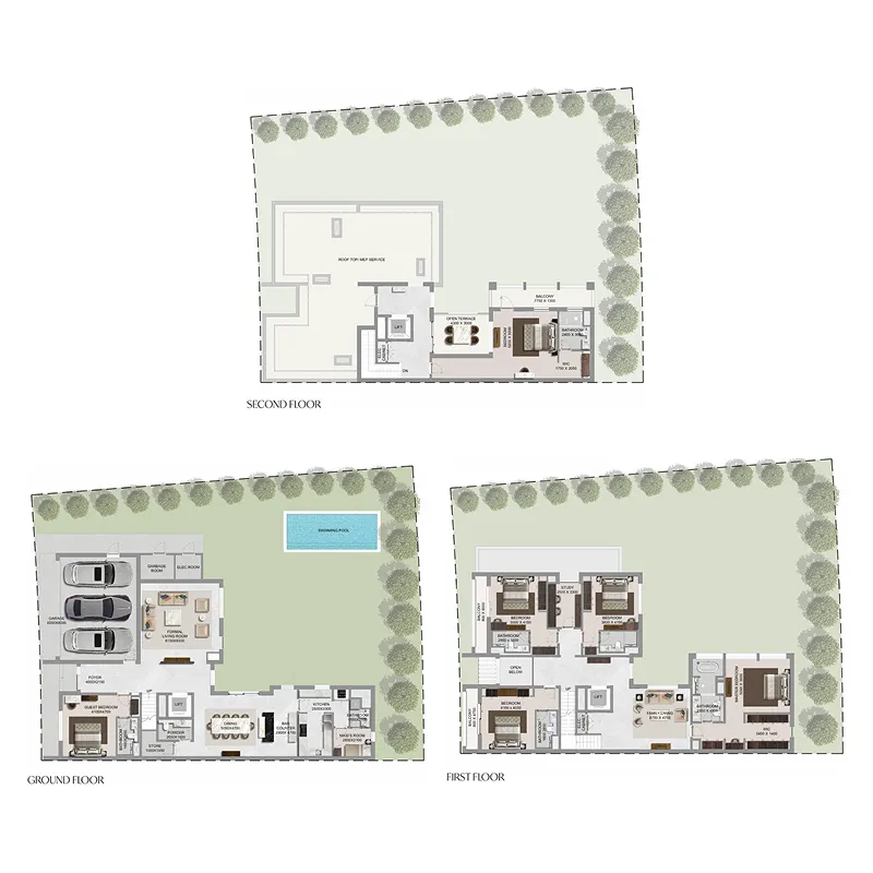 6 Bedrooms