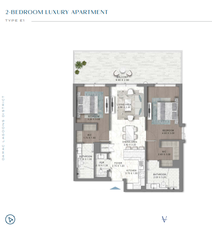2 Bedrooms