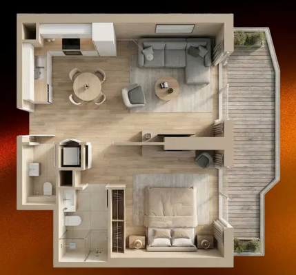 1 Bedroom